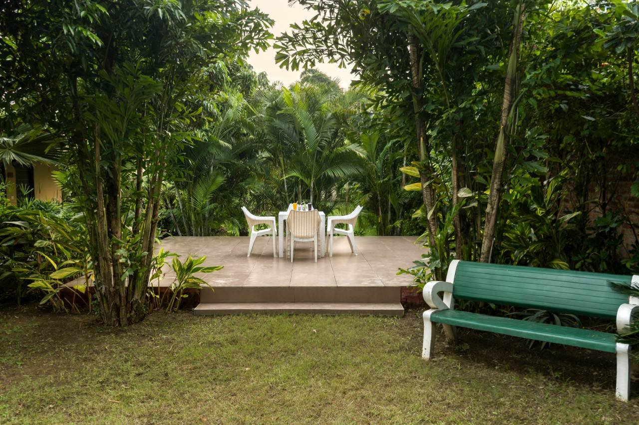 Corbett Tigers n Trees Resort Jim Corbett luxury exterior with pool and forest cottages